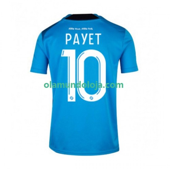 Camisola Olympique de Marseille Dimitri Payet 10 Homem Equipamento Terceiro 2022-2023 Manga Curta
